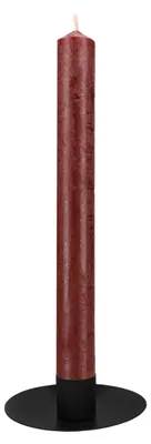 Obrázok produktu pre QUVIO Sviečka - Sviečka - Sviečka - Podstavec pod sviečku - Bytové doplnky - Dekoratívne doplnky - 10 x 3 cm - Kov - Čierna