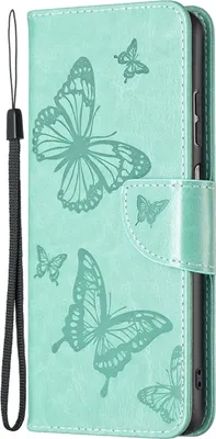 Produktbild von König Design Hülle kompatibel mit Samsung Galaxy A23 Kunstleder Handyhülle - Handy Case Grün