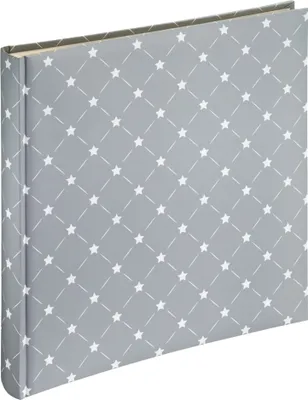 Produktbild von Hama Jumbo-Album Skies II, 30x30 cm, 60 weiße Seiten, Grau