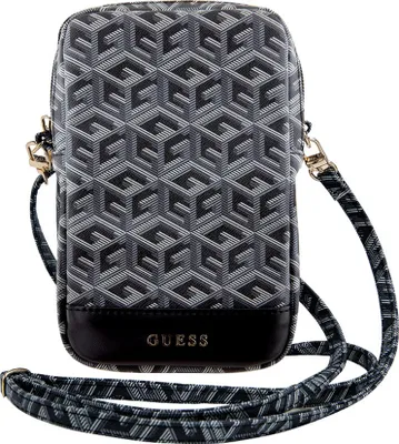 Produktbild von Guess PolyurethanG Cube Wallet Phone Bag Zipper schwarz