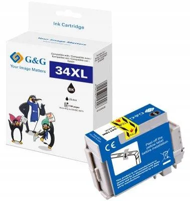 Image de G&G 14613 G&G XL-Druckerpatrone kompatibel mit Epson 34XL/ T3471