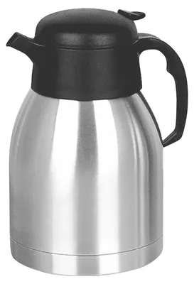 Produktbild von Edelstahl-Isolierkanne 1,5l EUROHOME® – 14x14x24cm – Mit der EUROHOME® Isolierkanne aus Edelstahl können Sie heiße Getränke wie Kaffee