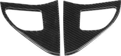 Produktbild von 2-teilige innere Türhupenabdeckung aus Kohlefaser, Rahmenverkleidung links und rechts, passend für Mitsubishi Lancer GTS 08-16