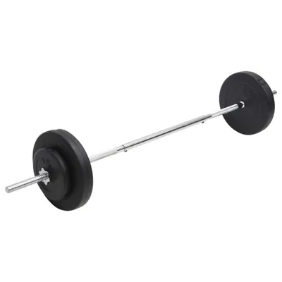 Produktbild von vidaXL Langhantel mit Gewichten Set 30 kg