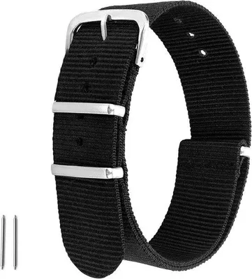 Immagine prodotto di Braccialetti in nylon ecologici da uomo, 18-22 mm
