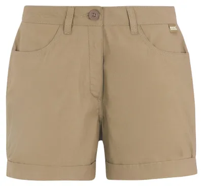 Productafbeelding van Regatta - "Pemma" shorts voor dames, model RG5830 (maat 44 DE, korte broek), kleur: gerstgeel