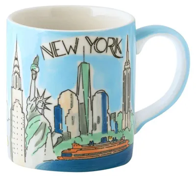 Produktbild von Mila Keramik Städte-Becher New York