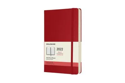 Produktbild von Moleskine Classic, Persönliches Tagebuch, Rot, 12-Month, Einfarbig, Elfenbein, 130 x 210 mm