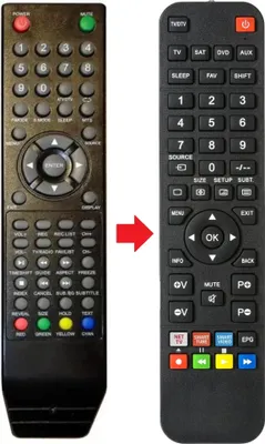 Produktbild von Fernbedienung geeignet für DICRA TVLCD240FHD