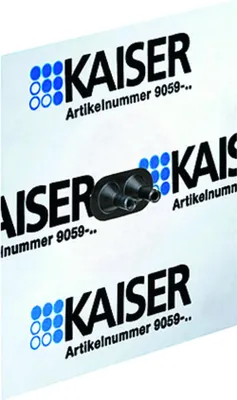 Image de Manchon d'étanchéité à l'air Kaiser Ø 4-8 mm pour 2 conduites/tuyaux, 1 pièce.