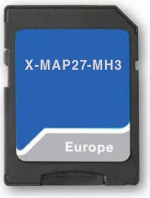 Obrázok produktu pre XZENT X-MAP27-MH3 - Karta Micro SD s navigáciou pre obytné vozidlá XZENT X-427 a X-F270, mapy Európy, balík Camping P.O.I., 3 roky bezplatných aktualizácií máp