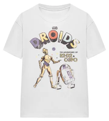 Produktbild von Star Wars - "Droids" T-Shirt für Damen TV36313 (S) (Weiß)