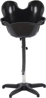 Produktbild von Kunststoff Haarwaschbeckens Mobiles Friseur Waschbecken Höhenverstellbar Kopfwaschbecken Tragbares Friseurwaschbecken mit Abflussschlauch 180° Verstellbares Waschbecken für Friseursalons