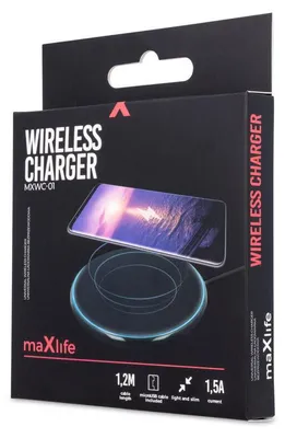 Immagine prodotto di MaXlife OEM0100902 caricabatterie per dispositivi mobili Nero universale Ricarica wireless interna