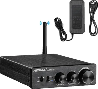 Zdjęcie produktu dla Wzmacniacz mocy Bluetooth, moc wyjściowa 300 W x 2, chipset TPA3255, A07 PRO 48V EU