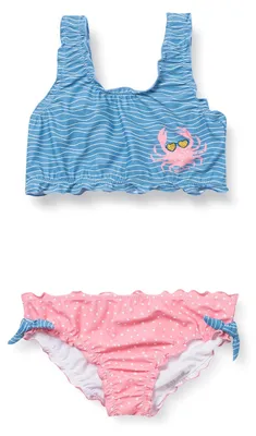 Immagine prodotto di Costume da bagno Playshoes per bambine, motivo: granchi, taglia 122-128