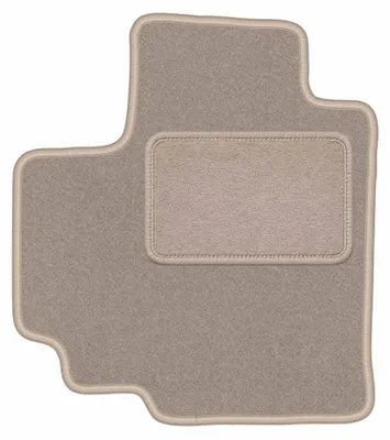 Image de Tapis conducteur en moquette pour Suzuki Celerio 2014- (à hayon) – 1 pièce, beige, sur mesure – Wielganizator LUX