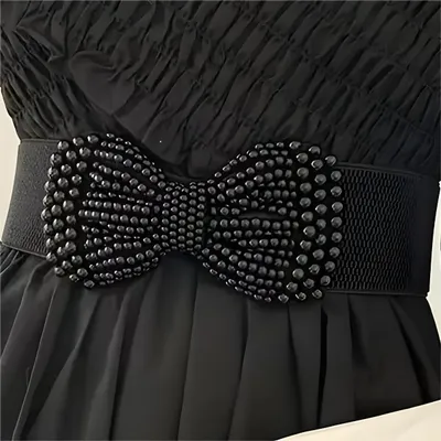 Immagine prodotto di Cintura Elastica Donna EC-40037 - Nero Elegante KP40037