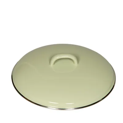 Produktbild von Riess Deckel mit Chromrand 22 cm 0100-006 nilgrün
