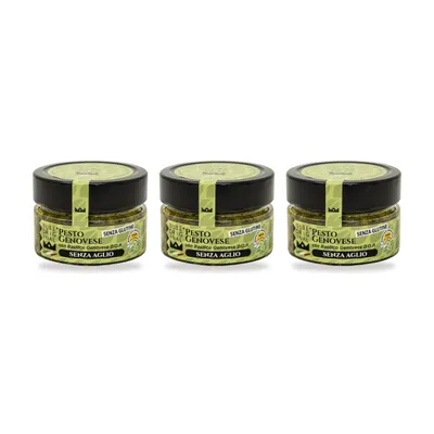 Produktbild von TubeORIGINAL Pesto alla Genovese ohne Knoblauch mit 39 % Basilico Genovese DOP – 3er-Pack (3 × 100 g)