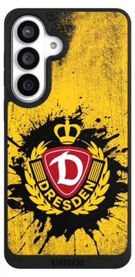Produktbild von NIVOCASE Handyhülle für Samsung Galaxy S26+  Hülle NIVOpure Case Schwarz Fußball Offizielles Lizenzprodukt SG Dynamo Dresden
