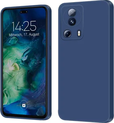 Produktbild von Hülle für Xiaomi 13 Lite 5G Case Cover Bumper Silikon Softgrip Schutzhülle Farbe: Blau