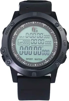 Produktbild von Fußball-Schiedsrichteruhr mit Timer, Zeitschaltuhr, Nachtlicht, Countdown, Stoppuhr, Sportlehrerspiel, großes Zifferblatt (schwarz)