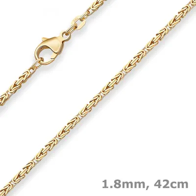 1-8mm-Königskette-aus-333-Gelbgold-42cm