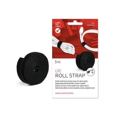 Produktbild von Label-the-cable LTC ROLL, Synthetisch, Schwarz, 3000 mm, 16 mm, 3 mm, 1 Stück(e)