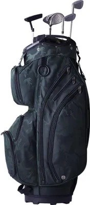 Immagine prodotto di Borsa da golf da 36 pollici con divisorio a 14 scomparti e tasche multiple, colore verde militare