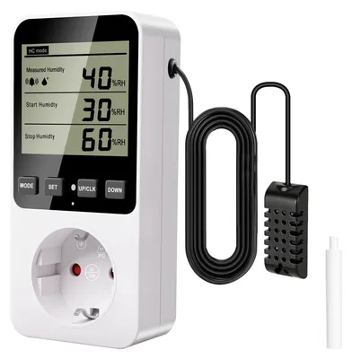 Digitaler Thermostat-Stecker, 250 V, 16 A, Timer, für Heizung/Kühlung