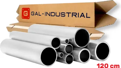 Produktbild von Alu Profil Rundrohr Aluminiumrohr 20x2mm fi20 120cm + Zuschnitt nach Maß