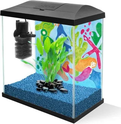 Produktbild von Aquael LEDDY MINI 30 SCHWARZ - Aquarium 12,6l