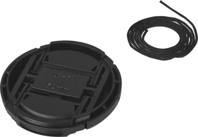 Produktbild von vhbw Objektivdeckel 52 mm kompatibel mit Leica Apo-Vario-Elmar-T 1:3,5-4,5/55-135 mm Asph. Kamera - Kunststoff Schwarz, mit Innengriff