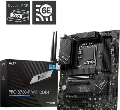 Image de Carte Mère MSI B760 GAMING PLUS WIFI DDR5, Intel Core 12e/13e Gen, ATX, 2.5G LAN, PCIe 4.0