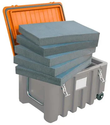 Produktbild von Schaumstoffeinlage für CEMbox 150 Ltr. 5St.