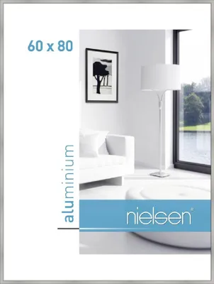Produktbild von nielsen Aluminium Bilderrahmen Classic, 60x80 cm, Silber Matt