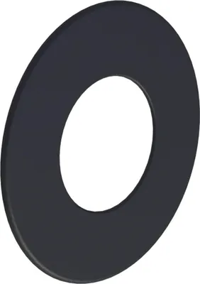 Produktbild von Ø 180 mm Ofenrohr Wandrosette - 85 mm - schwarz