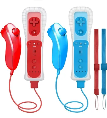 Obrázok produktu pre Sada náhradných ovládačov pre konzoly Wii/Wii U, 2 kusy