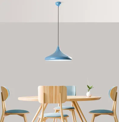Immagine prodotto di Opviq, Eysan - Azzurro, lampadario, azzurro, metallo, 35 x 116 x 35 cm