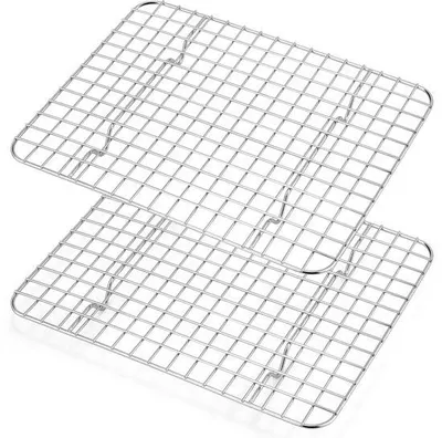Obrázek produktu pro Nerezový rošt do trouby, pravý rošt, 29 x 23 cm, vhodný do myčky, pečení