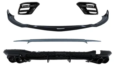 Image de Aileron Aero BodyKit pour Mercedes Classe S W223 Sport Line 2020+ : diffuseur de pare-chocs.
