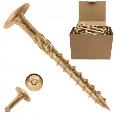 Produktbild von Azmet Holzbauschrauben Senkkopf Torx 6x60mm 200 Stück