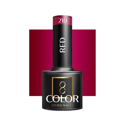 Zdjęcie produktu dla OCHO NAILS Lakier hybrydowy red 210 -5 g