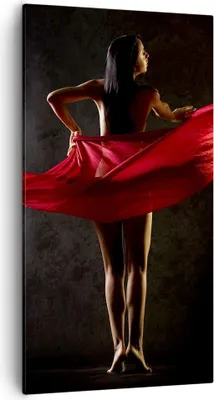 Produktbild von Bild auf Leinwand - Leinwandbild - Schönheit Körper Tänzer Mädchen - 55x100cm - Wand Bild - Wanddeko - Leinwanddruck - Bilder - Kunstdruck - Leinwand bilder - Wandkunst - PA55x100-2160
