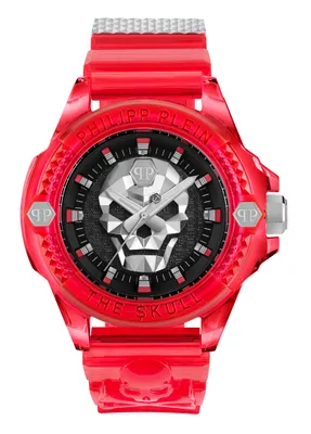 Produktbild von Philipp Plein PWWAA0223 Armbanduhr The $kull Synthetic Rot