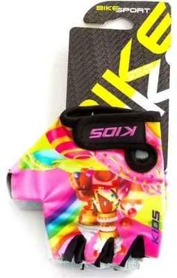 Immagine prodotto di Guanti da bici per bambini BIKESPORT RAINBOW GM-103-S