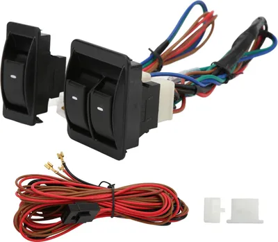 Produktbild von 5pcs Universal Car Power Electric Fenster Schalter Regler -Kits mit Kabelbaum für 2 Türen