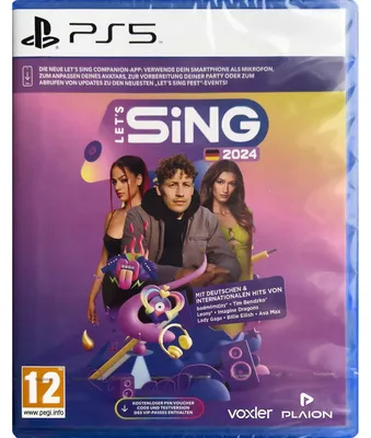 Produktbild von GAME Let's Sing 2024, PlayStation 5, Multiplayer-Modus, E10+ (Jeder über 10 Jahre)
