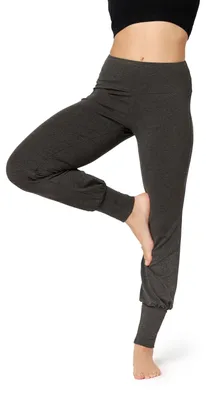 Produktbild von Bellivalini Yoga Hose Damen Lang Haremshose Trainingshose BLV50-278 (Dunkelmelange, XS)